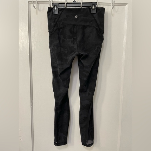 Lululemon Train Times Crop *25” Incognito Camo Multi Grey / Black - Picture 1 of 10